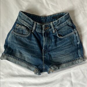 Women's Blue Denim Shorts